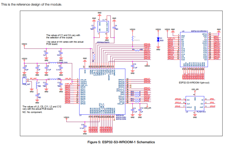 ESP32-S3-WROOM-1-N8 Module IoT 8MB Flash SPI - Linh kiện Smart